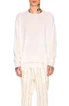 Haider Ackermann Oversized Sweater In White