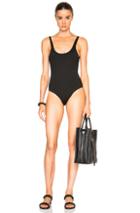 Ephemera Tank One Piece Swimsuit In Black