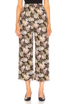 Nanushka Varsa Pant In Black,floral