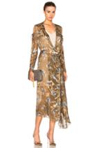 Preen By Thornton Bregazzi A Hayett Dress In Neutrals,metallics,floral