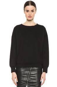 Blk Dnm Oversized Dropped Shoulder Sweatshirt In Black