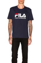 Gosha Rubchinskiy X Fila Tee In Blue