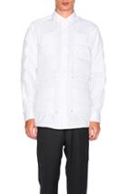 Oamc Down Articulation Shirt In White