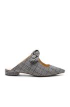 Alexandre Birman Plaid Evelyn Flats In Gray,plaid