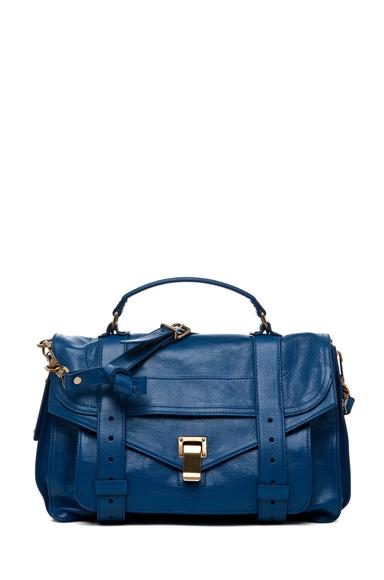 Proenza Schouler Ps1 Medium Satchel In Blue