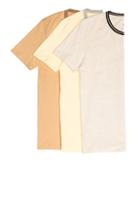 Maison Margiela Garment Dyed Tee Shirt Pack In Neutrals