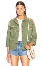 The Great Sergeant Embroidered Jacket In Green