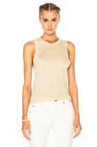 Isabel Marant Etoile Vegas Silk Tank In Neutrals