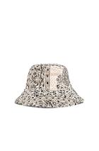 Paria Farzaneh Monochrome Bucket Hat In Neutral,paisley