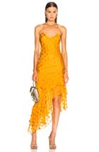 Michelle Mason Ruffle Cami Dress In Yellow