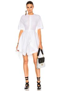 J.w. Anderson Handkerchief Dress In White