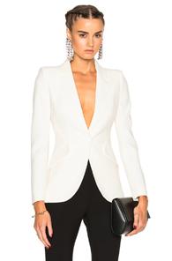 Alexander Mcqueen Blazer In White
