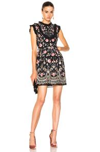 Needle & Thread Whisper Prom Dress In Black,floral