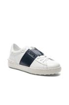 Valentino Leather Sneakers In White