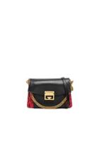 Givenchy Small Leather Gv3 In Red,animal Print