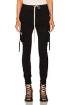 Rick Owens Cargo Jogger Pant In Black