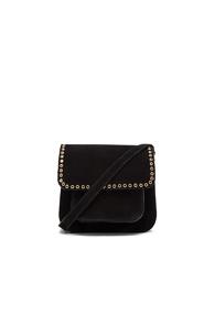 Isabel Marant Etoile Mela Eyelet Bag In Black