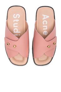 Acne Studios Leather Jilly Sandals In Pink