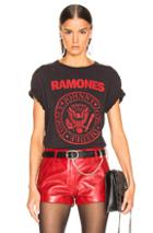 R13 Ramones Boy Tee In Black