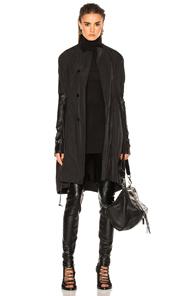 Rick Owens Sail Coat In Black