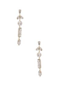 Isabel Marant Mirror Earrings In Metallics