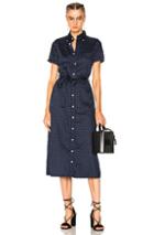 Engineered Garments Polka Dot Dress In Blue,geometric Print