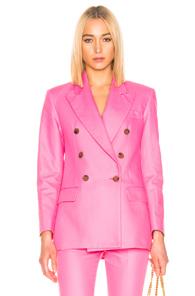 Msgm Blazer Jacket In Pink