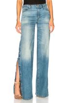 Nili Lotan Ena Wide Leg In Blue