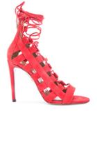 Aquazzura Amazon Heel In Red
