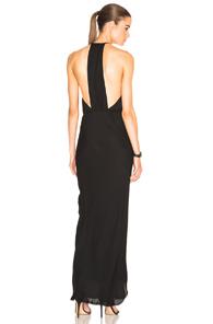 Nili Lotan Column Back Dress In Black