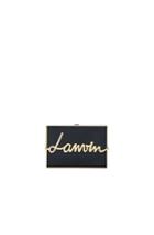 Lanvin Lacquered Resin Minaudiere In Black