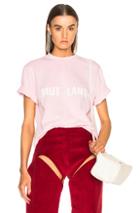 Helmut Lang X Shayne Oliver Campaign T-shirt In Pink