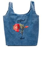 Grlfrnd For Fwrd Jean Grocery Bag In Blue