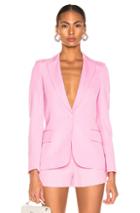 Stella Mccartney One Button Blazer In Pink