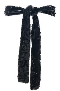 Attico Sequin Belt In Black