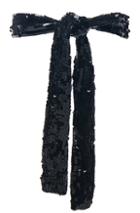Attico Sequin Belt In Black