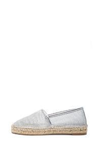 Stella Mccartney Scarpa Tess Mesh Espadrilles In Metallics