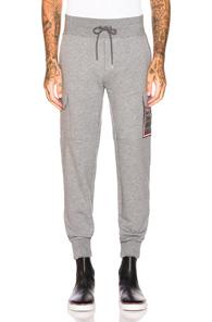 Moncler Cargo Sweatpants In Gray