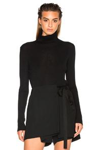Ann Demeulemeester Knit Turtleneck Sweater In Black
