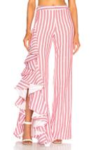 Alexis Mahalia Pant In Red,stripes,white