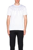 Neil Barrett Thunderbolt Tee In White