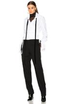 Ann Demeulemeester Wrap Shirt In White