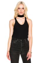 Acne Studios Iso Rib Tank In Black