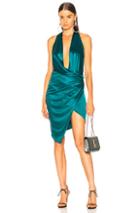 Haney For Fwrd Lani Dress In Green