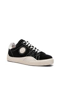 Eytys Suede Wave Rough Sneakers In Black