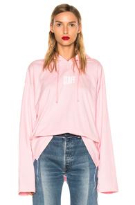 Vetements X Hanes Staff Hoodie In Pink