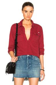 Mother Frenchie Frenchie Top In Red
