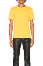 Maison Margiela Garment Dyed Tee In Yellow