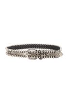 Isabel Marant Tokky Belt In Animal Print,white