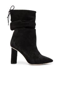 Iro Suede Socky Boots In Black